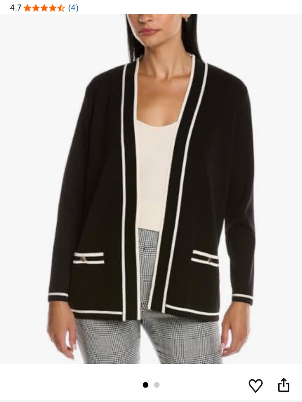 [ANNE KLEIN] Malibu Cardigan